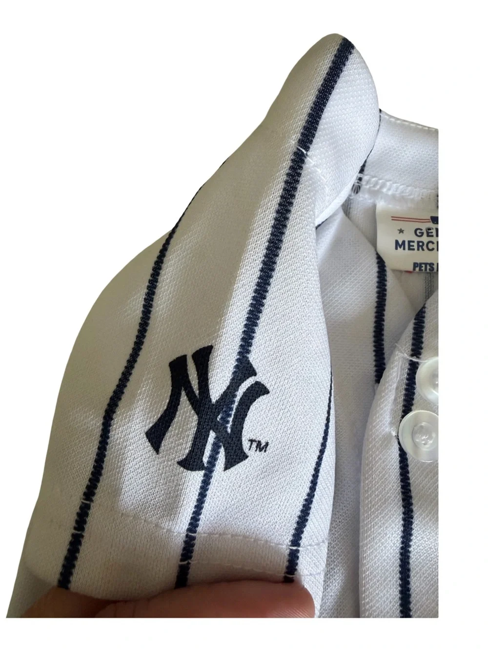 New York Yankees Pet Dog Jersey MLB Pets First Pinstripe Baseball Shirt